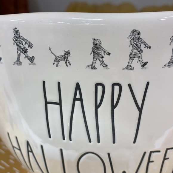 Rae Dunn Happy Halloween Batter Bowl White Ceramic - Brand New - Picture 5 of 9